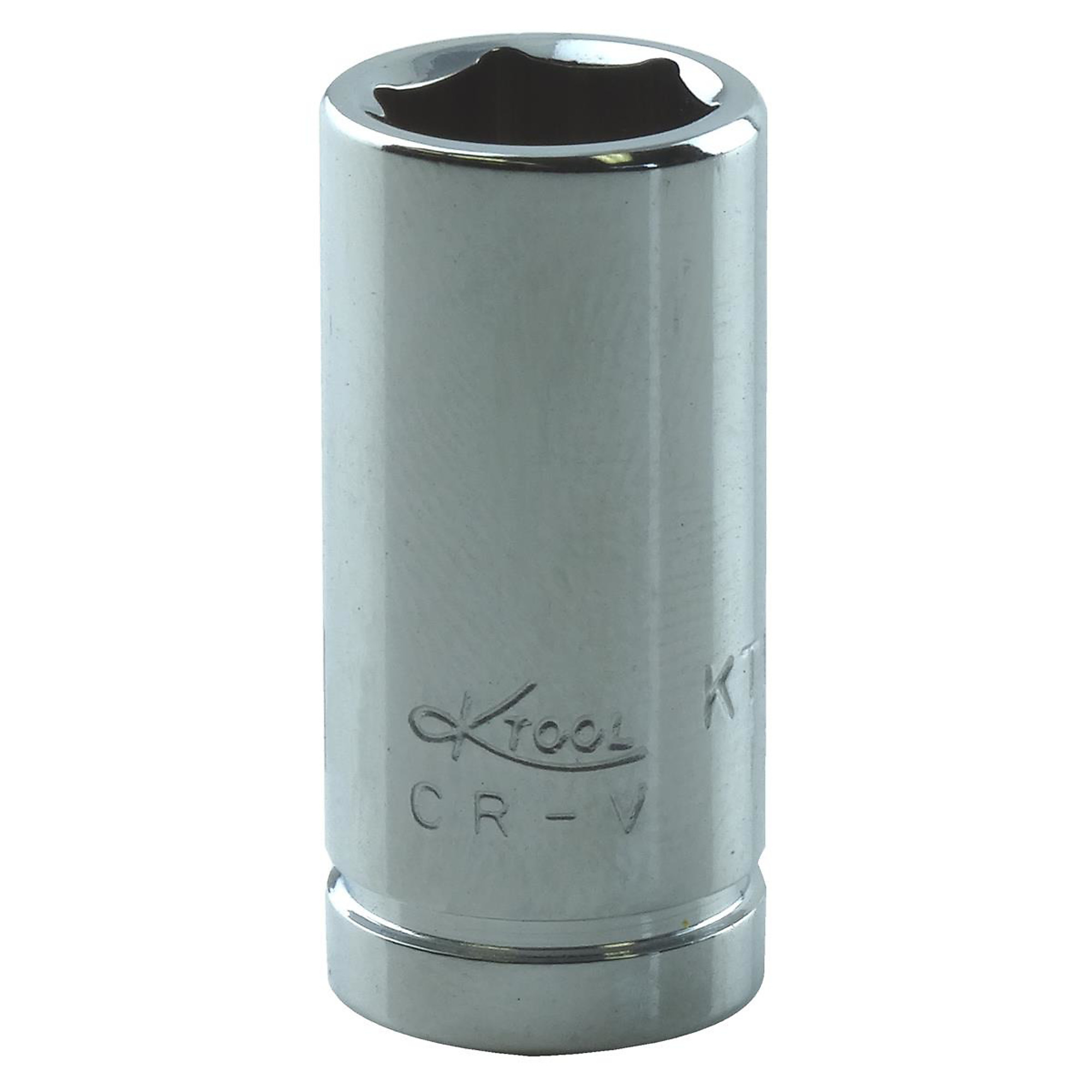K Tool International 11/32in. Socket — 1/4in. Drive, 6-Point, Chrome Vanadium Steel, Model# KTI21111